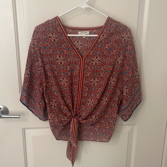 Max Studio Boho Style Blouse, Size Small - Picture 1 of 6